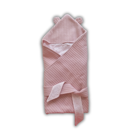 Plicuri pentru nounascuti - Plic 8080 cm codita roz