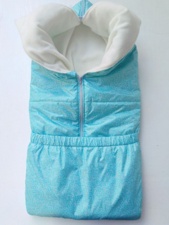 Plicuri pentru nounascuti - Plic transformer PAMPY Rainway Light Blue