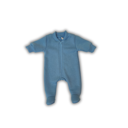 Salopete si costumase demisezon - Salopetă cu Flis fără glugă Albastru