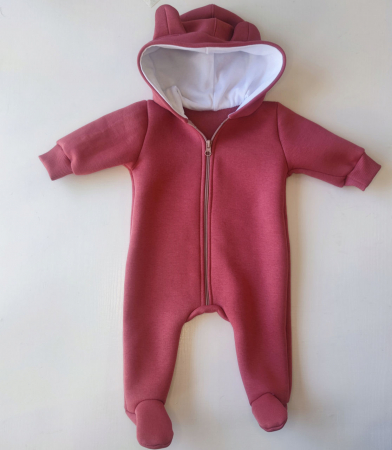 Hainute pentru copii - Salopeta cu flis Pampy Pink