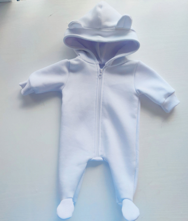 Hainute pentru copii - Salopeta Pampy (3-6 luni) White