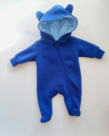Hainute pentru copii - Salopeta Pampy de la 0 pina la 3 luni Blue Electric