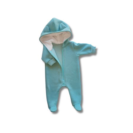 Salopete si costumase demisezon - Salopetă Pampy din tricot de bumbac flaușat