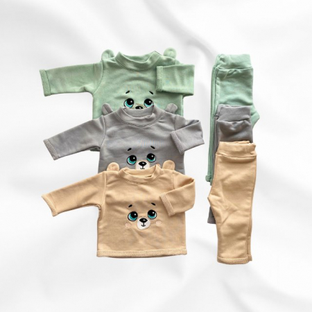 Hainute pentru copii - Set Bluză+ Pantoloni Pampy Bear