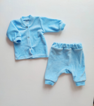 Hainute pentru copii - Set Camasa + Pantaloni Pampy Blue