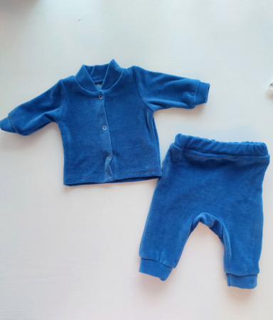 Hainute pentru copii - Set Camasa + Pantaloni Pampy Dark Blue