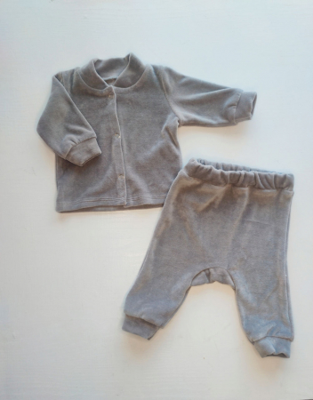 Hainute pentru copii - Set Camasa + Pantaloni Pampy Grey
