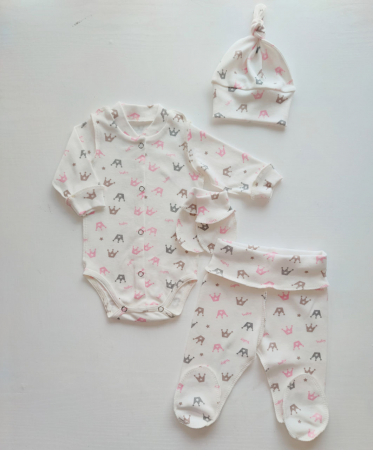 Hainute pentru copii - Set Pampy (0-1 luni) Crown