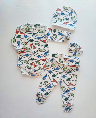 Hainute pentru copii - Set Pampy (0-1 luni) Dino