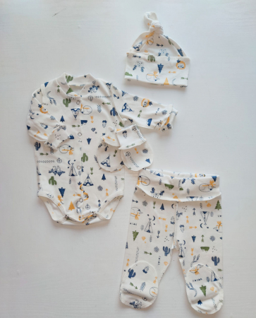 Hainute pentru copii - Set Pampy (0-1 luni) Safari