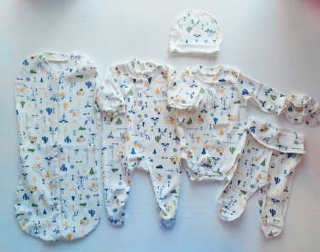 Hainute pentru copii - Set Pampy (1-3 luni) Safari