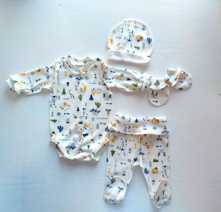 Hainute pentru copii - Set Pampy (1-3 luni) Safari