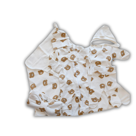 Plicuri pentru nounascuti - Set pentru externare din mustang bears