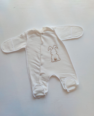 Hainute pentru copii - Slip cu flis Pampy (0-1 luni) Beige Rabbit