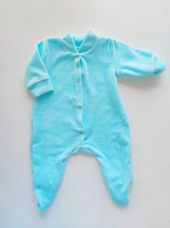 Hainute pentru copii - Slip din veliur Pampy (0-1 luni) Menta