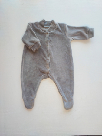 Hainute pentru copii - Slip din veliur Pampy Dark Grey