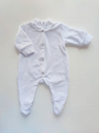 Hainute pentru copii - Slip Veliur Pampy (0-1 luni) White