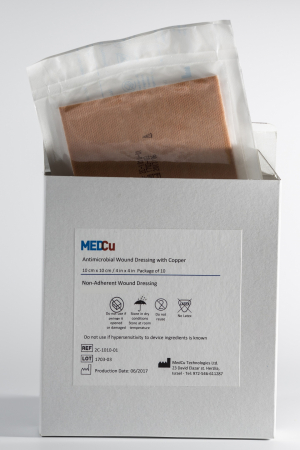 Pansamentele antimicrobiene MedCu cu oxid de cupru [1]