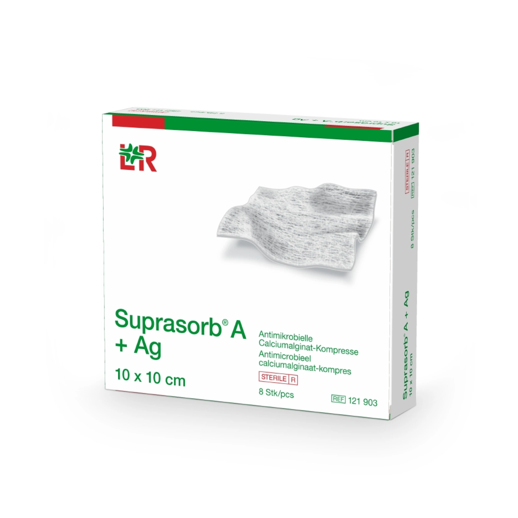 ESCARE - Suprasorb A+Ag Pansament, 10buc/cutie