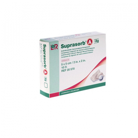 UROLOGIE - Suprasorb A+Ag Pansament, 10buc/cutie