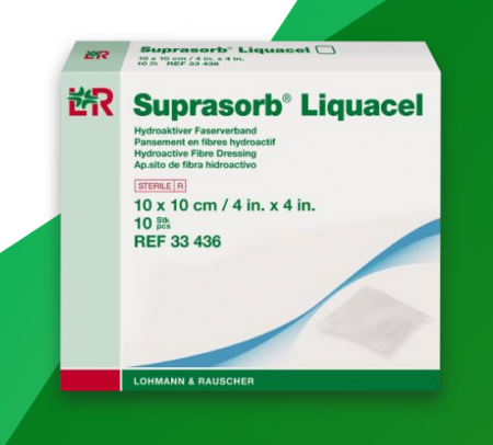 UROLOGIE - Suprasorb Liquacel Dressing 10cm x 10cm