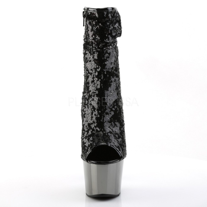 Botine cu toc inalt de 17.8 cm, pleaser USA, dans la bara de scena [2]