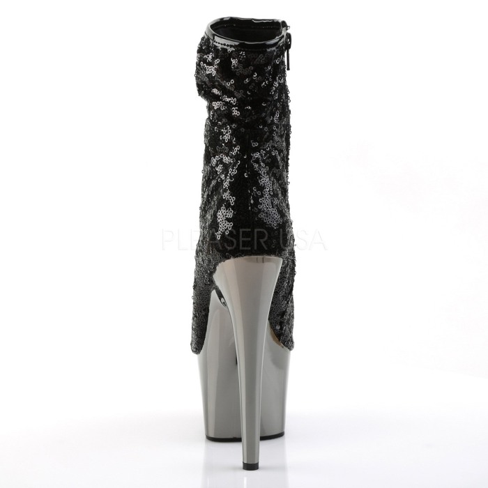 Botine cu toc inalt de 17.8 cm, pleaser USA, dans la bara de scena [4]