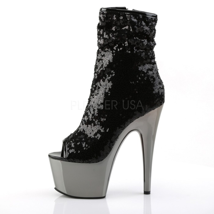 Botine cu toc inalt de 17.8 cm, pleaser USA, dans la bara de scena [3]