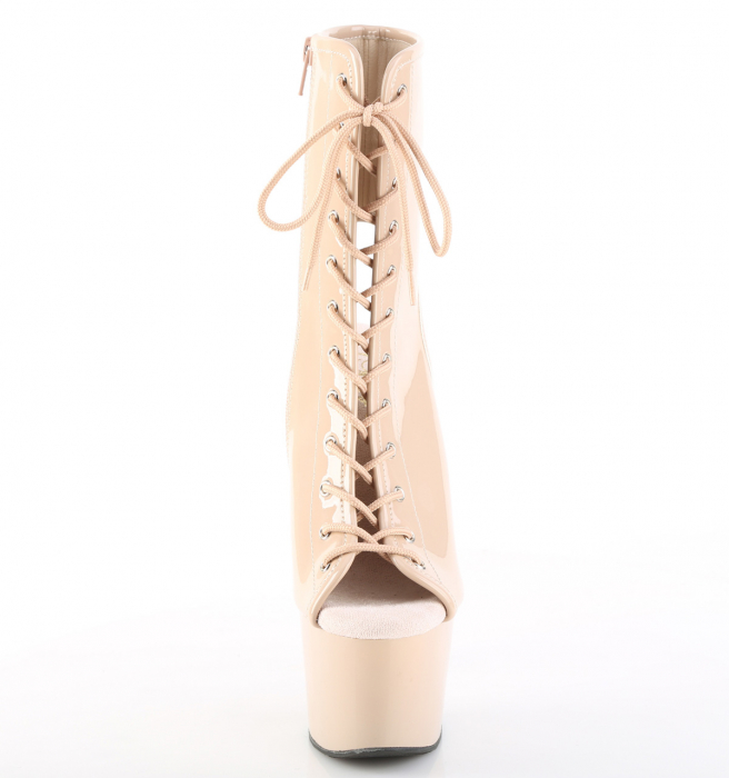 Botine cu toc inalt, nude, de scena [4]