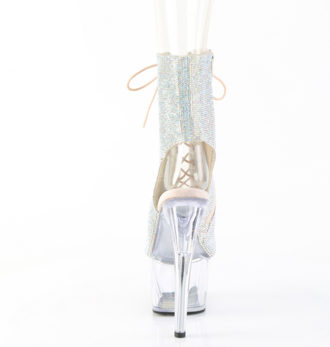 Botine cu platforma transparenta toc inalt Pleaser USA [4]