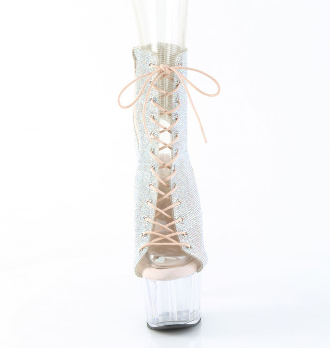Botine cu platforma transparenta toc inalt Pleaser USA [2]
