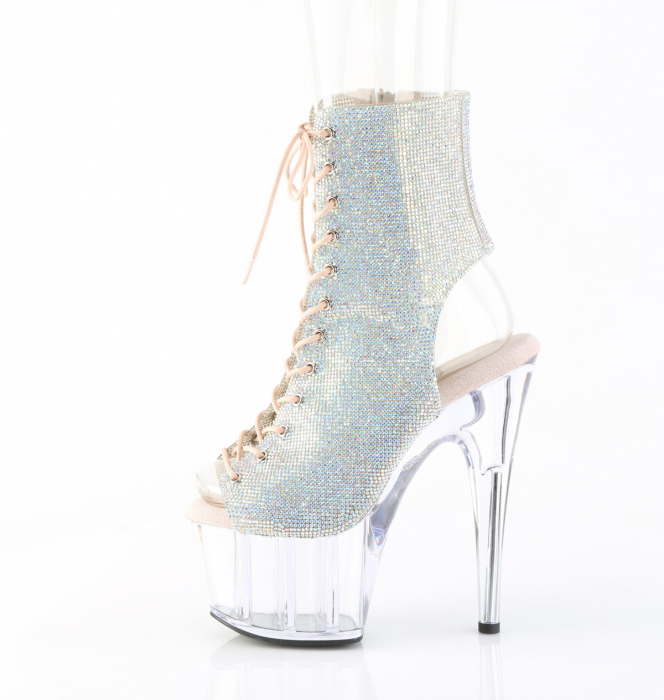 Botine cu platforma transparenta toc inalt Pleaser USA [3]