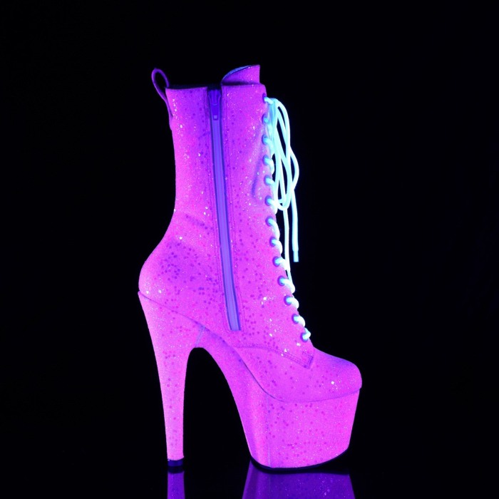 Botine cu platforma roz ADORE 1040 IG [5]