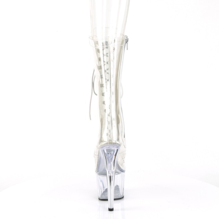 Botine cu platforma, transparente [4]