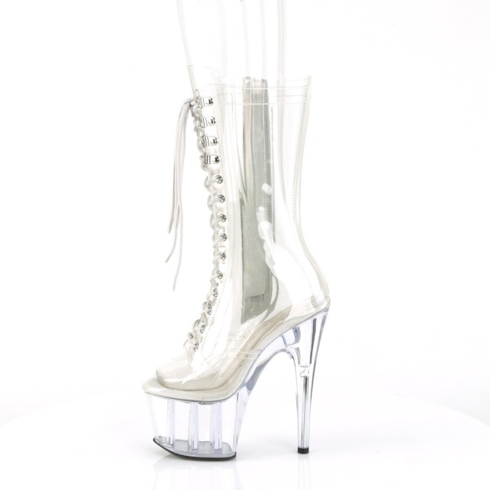 Botine cu platforma, transparente [3]