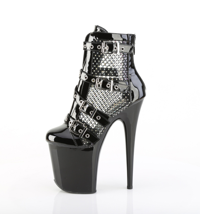 Botine cu platforma cu catarame, pole dance [3]