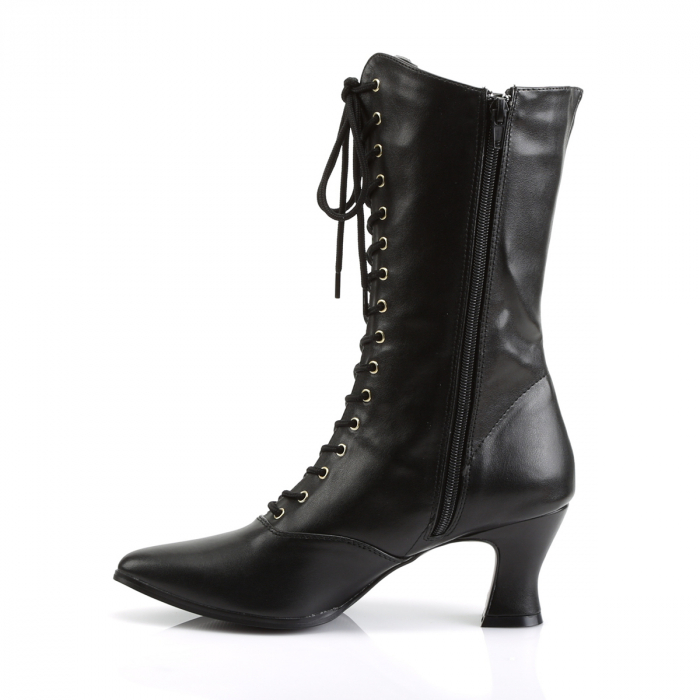 Botine cu toc mic, stil victorian [3]