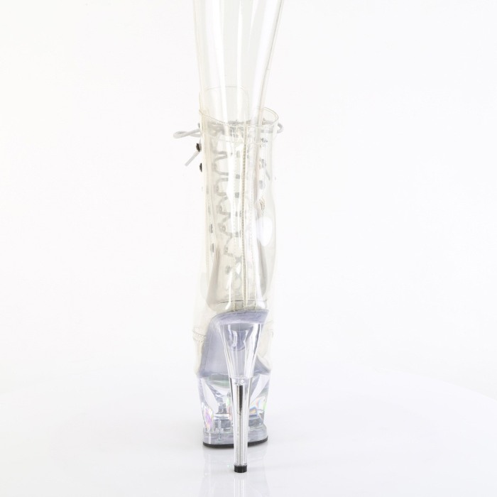 Botine transparente cu toc inalt brand Pleaser [4]