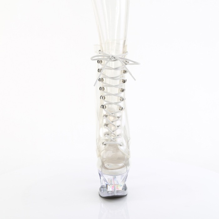 Botine transparente cu toc inalt brand Pleaser [2]