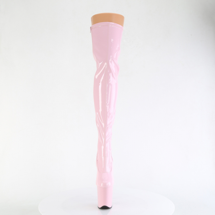 Cizme pleaser toc inalt 20 cm pole dance papuci dansatoare dans la bara roz [3]
