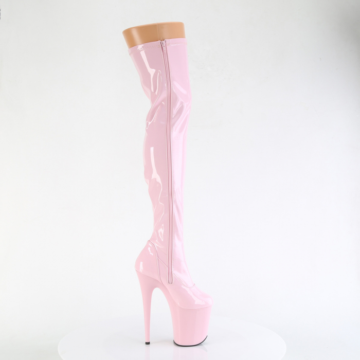 Cizme pleaser toc inalt 20 cm pole dance papuci dansatoare dans la bara roz [2]