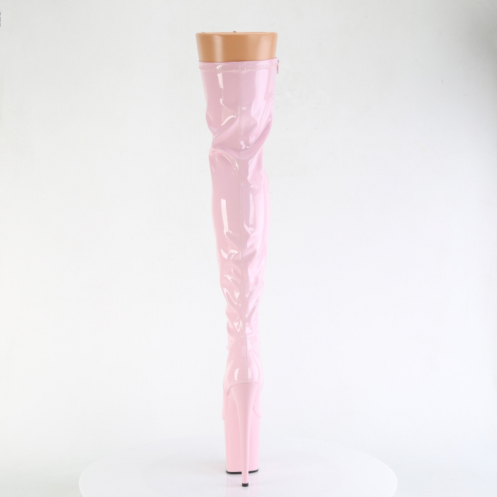 Cizme pleaser toc inalt 20 cm pole dance papuci dansatoare dans la bara roz [5]