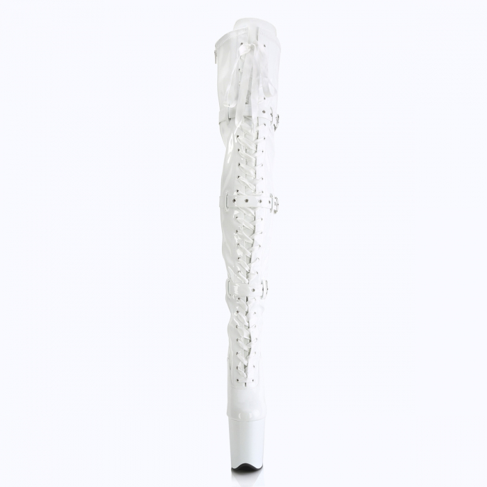Cizme Flamingo 3028 toc inalt pole dance dans la bara albe [3]