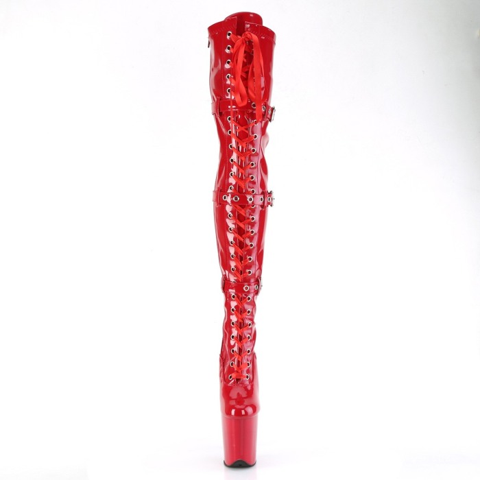 Cizme Flamingo 3028 toc inalt pole dance dans la bara rosii [2]
