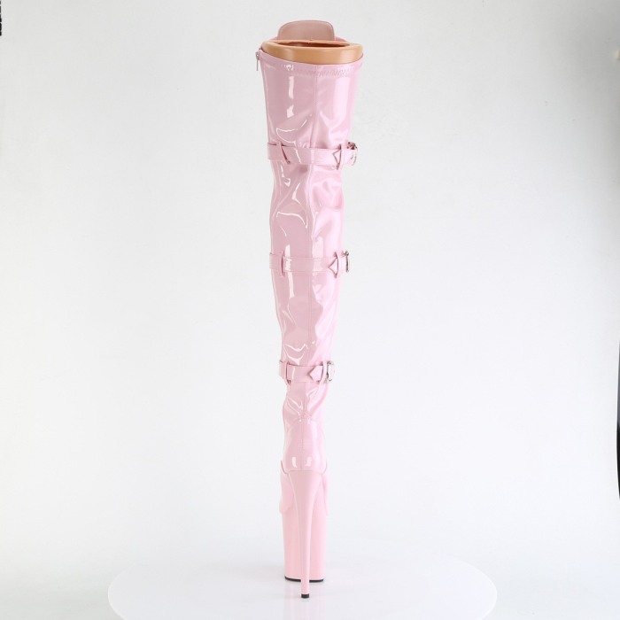 Cizme Flamingo 3028 toc inalt pole dance dans la bara roz [4]