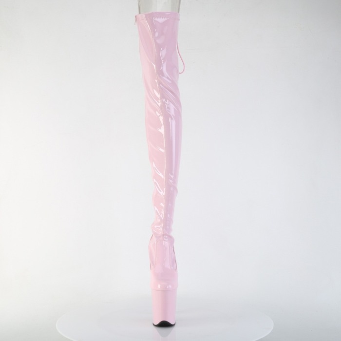 Cizme toc inalt pole dance papuci dansatoare dans la bara roz pleaser [3]