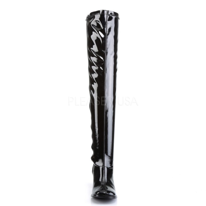cizme cu toc gros, peste genunchi, brand Pleaser USA [2]