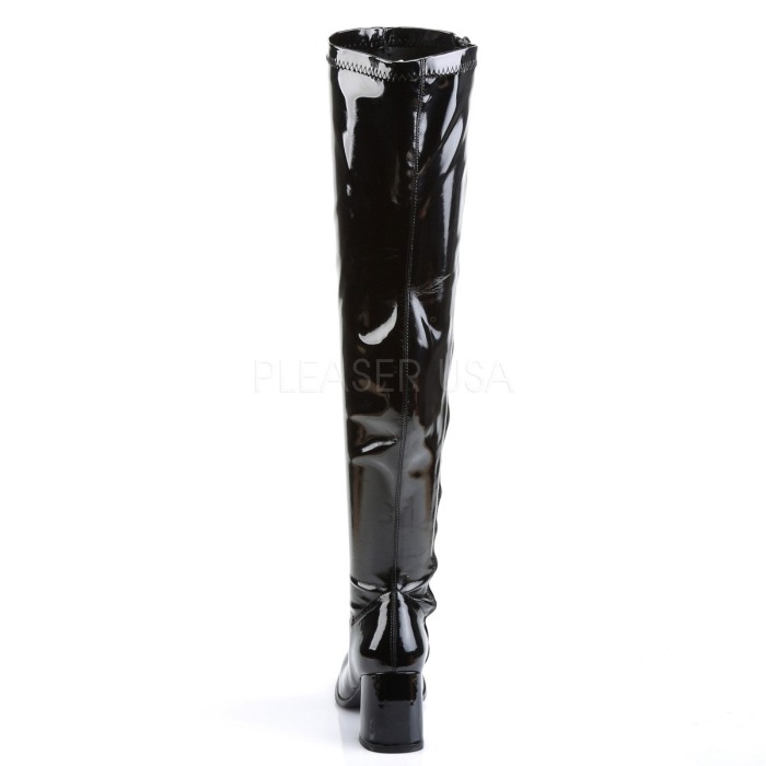 cizme cu toc gros, peste genunchi, brand Pleaser USA [4]