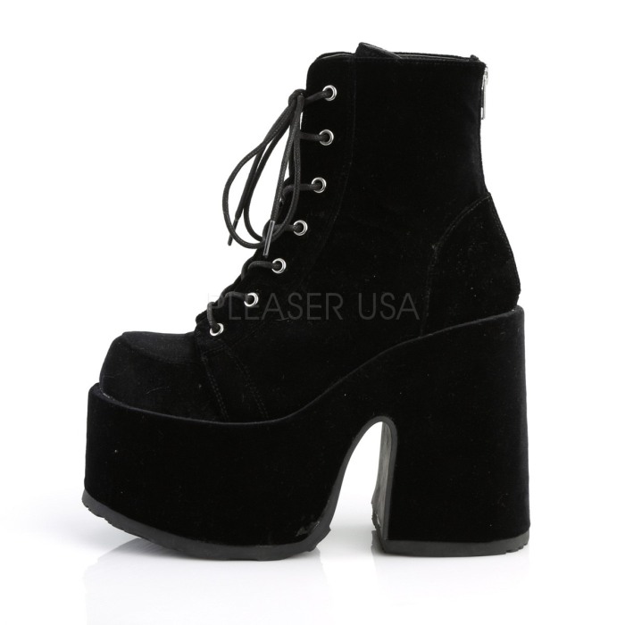 Ghete Camel 203 demonia cult stil gotic toc gros catifea [3]