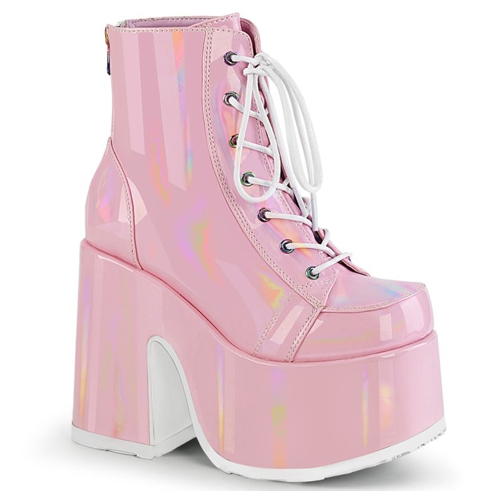 Ghete Camel 203 demonia cult roz stil gotic toc gros [1]